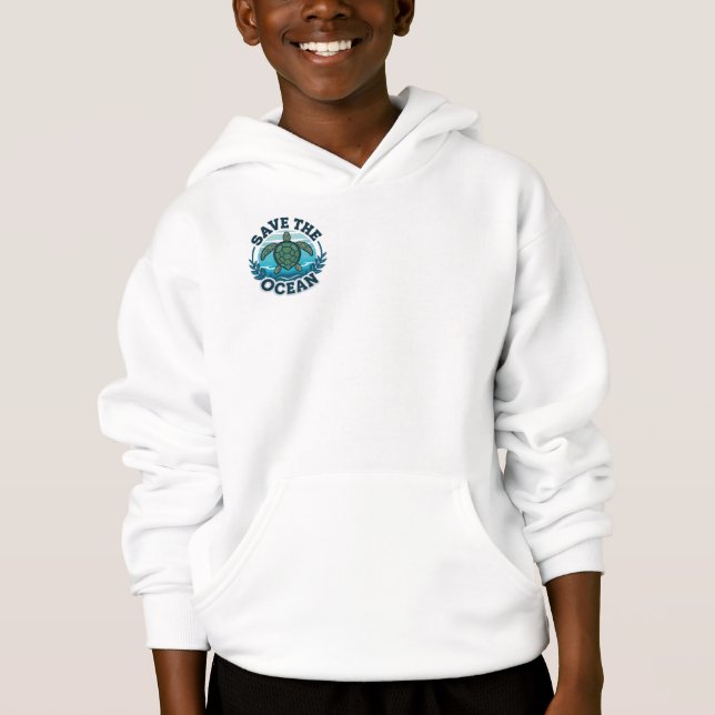 save the ocean sweatshirt t shirt (Framsida)
