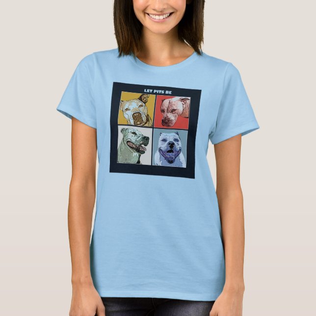Save the Pit Bulls. T-shirt (Framsida)