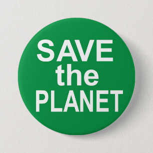 Save the Planet knäppas Knapp