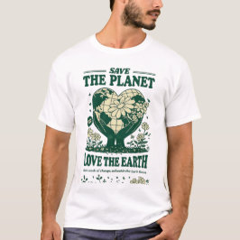 Save The Planet Love The Earth | EcoEnvironmental  T Shirt