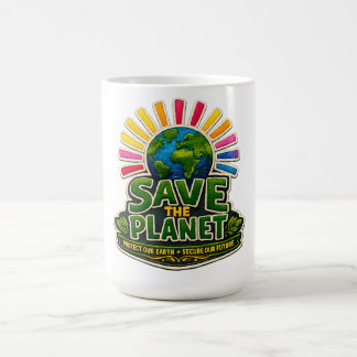 🌍☕ “Save the Planet” Mug🌱 Kaffemugg