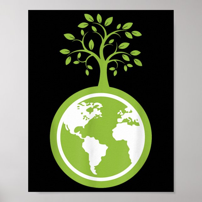 Save The Planet - Save The Earth Environmental Pro Poster (Framsidan)