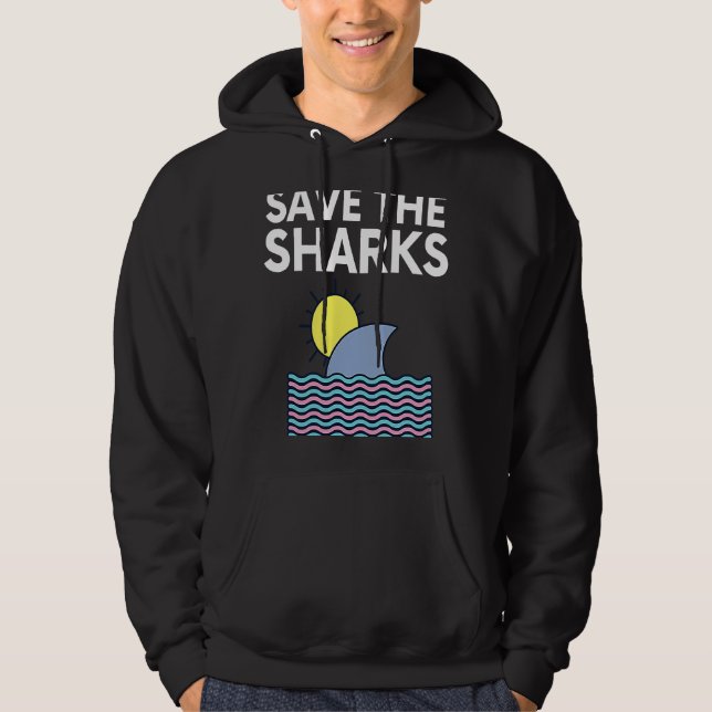 Save The Sharks Hoodie (Framsida)