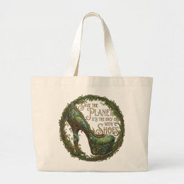 Save the Shoe Planet Multi-Function Tote Jumbo Tygkasse