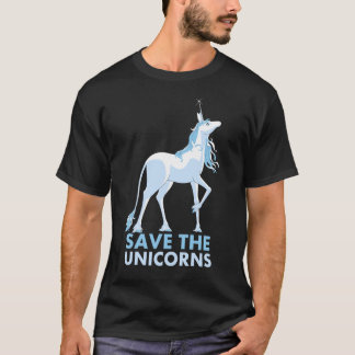 Save the Unicorns friends gift T Shirt