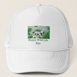 Save Wildlife Animal Graphic Cap Keps
