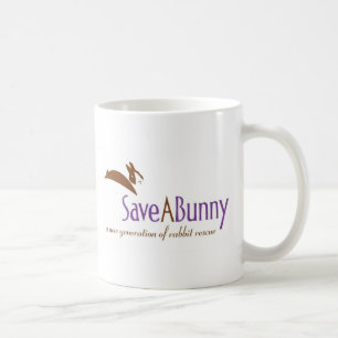 SaveABunny logotyp Kaffemugg
