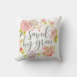 Saved By Grace - Ephesians 2:8 Kudde