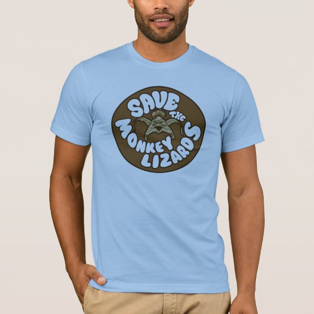 SaveTheMonkeyLizards T Shirt (Framsida)