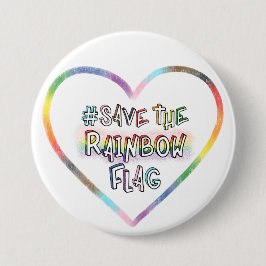 #SaveTheRainbowFlag-Höger för hand som skriver LGB Knapp