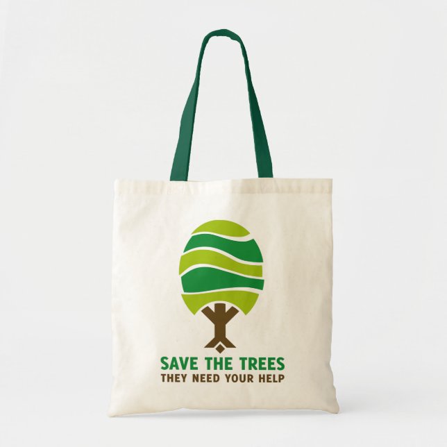 Savethetrees Tygkasse (Framsidan)