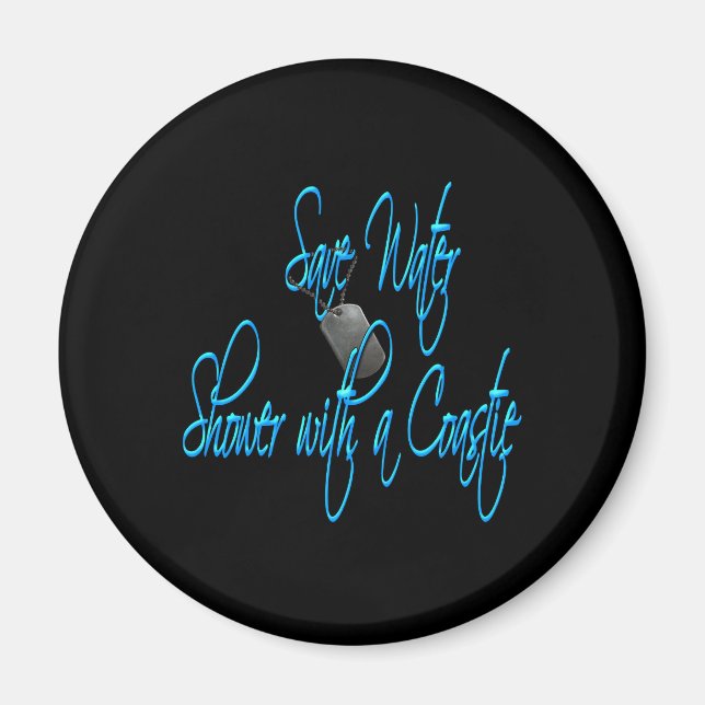 savewatercoastie2 magnet (Framsidan)