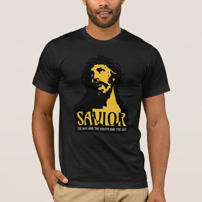 Saviar sanningen och livet t shirt (Framsida)