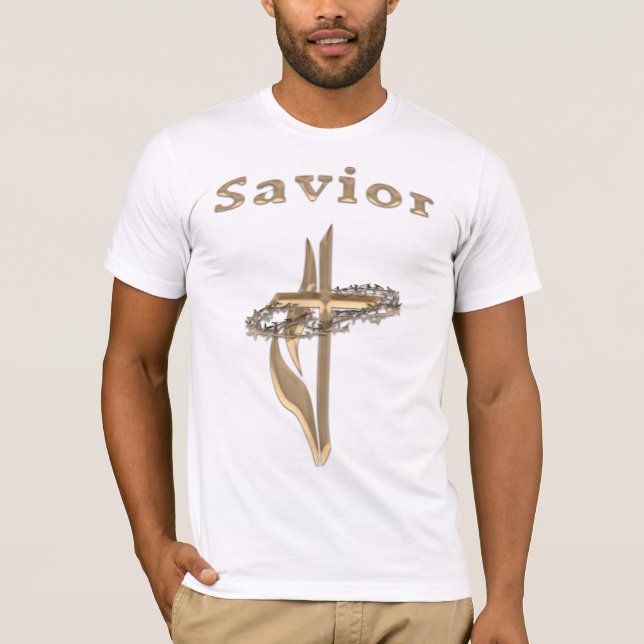 Savior Christian kor T Shirt (Framsida)