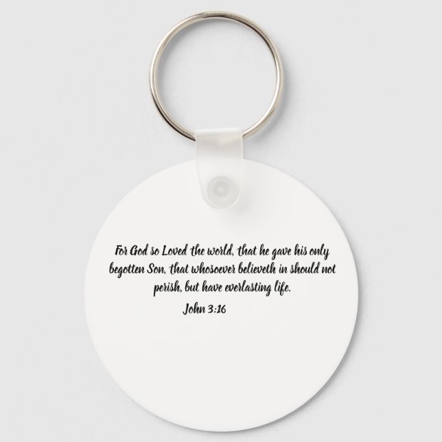 SAVIOR Jeremiah 33:3 präst Kristus Nyckelring (Baksida)