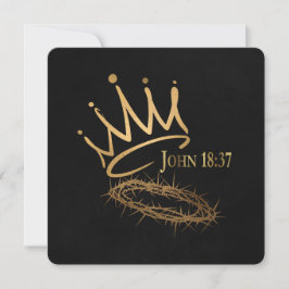 SAVIOR KUNG Elegant Black Christian Jul Kort