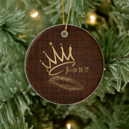 SAVIOR KUNG Elegant Bronze/Guld-jul Julgransprydnad Keramik