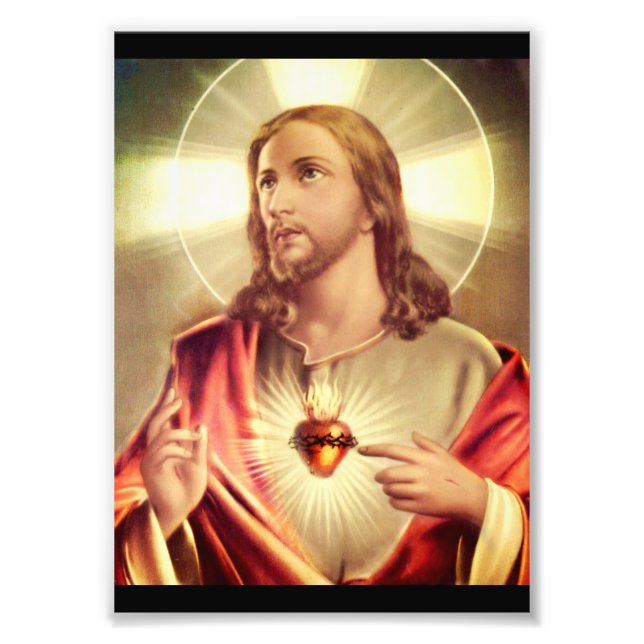 Savior Öga upphöjt mot himlen Fototryck (Framsidan)