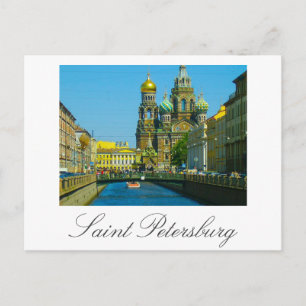 Savior on Blood Church Sankt Petersburg Ryssland Vykort