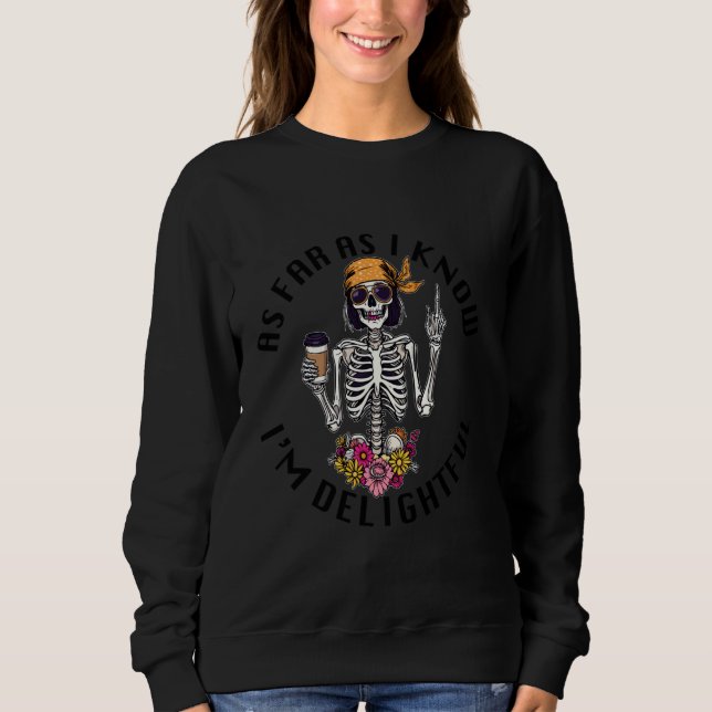 Såvitt jag vet är jag glad t shirt (Framsida)