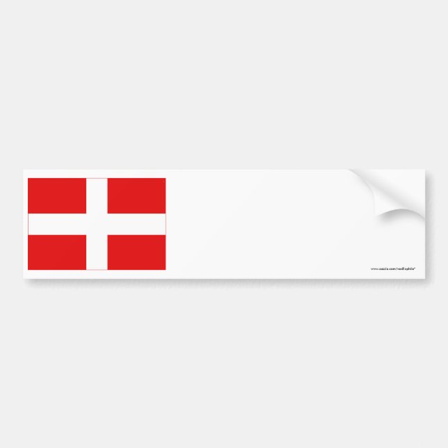 Savoie flagga bildekal (Framsidan)