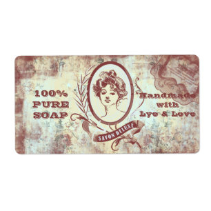 SAVON DELUXE - Etikett Fraktsedel