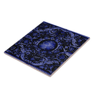 Savonnerie Carpet 1 (blått) Kakelplatta