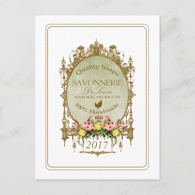 SAVONNERIE ~ vykort (Framsida)