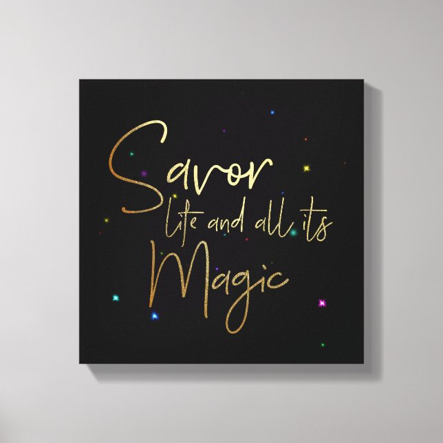 Savor och all dess magi... 12x12 Canvas (Framsida)