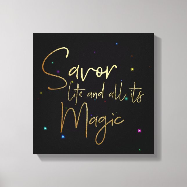 Savor och all dess magi... 12x12 Canvas (Framsida)