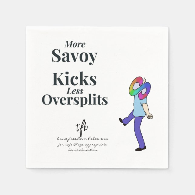 Savoy Kicks vs. Oversplits Pappersservett (Framsidan)
