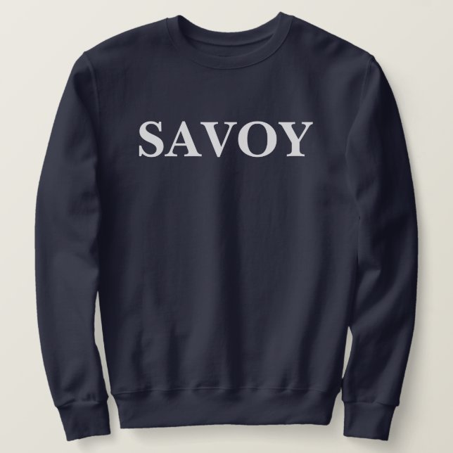 Savoy-sweatshirt Lång Ärmad Tröja (Design framsida)