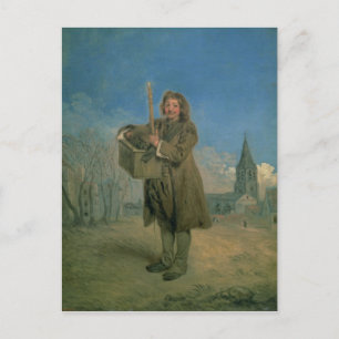 Savoyard med marmot, 1715-16 vykort