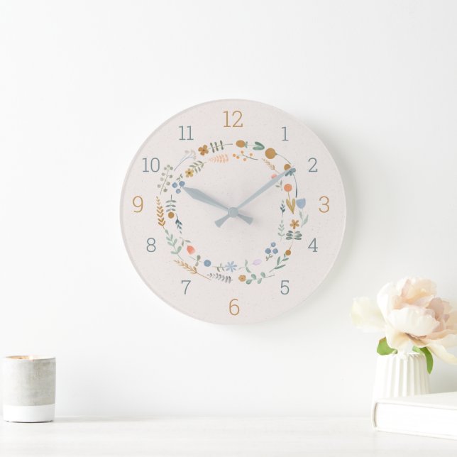 Savvy Nature Spädbarn Acrylic Wall Clock Stor Klocka (Hem)