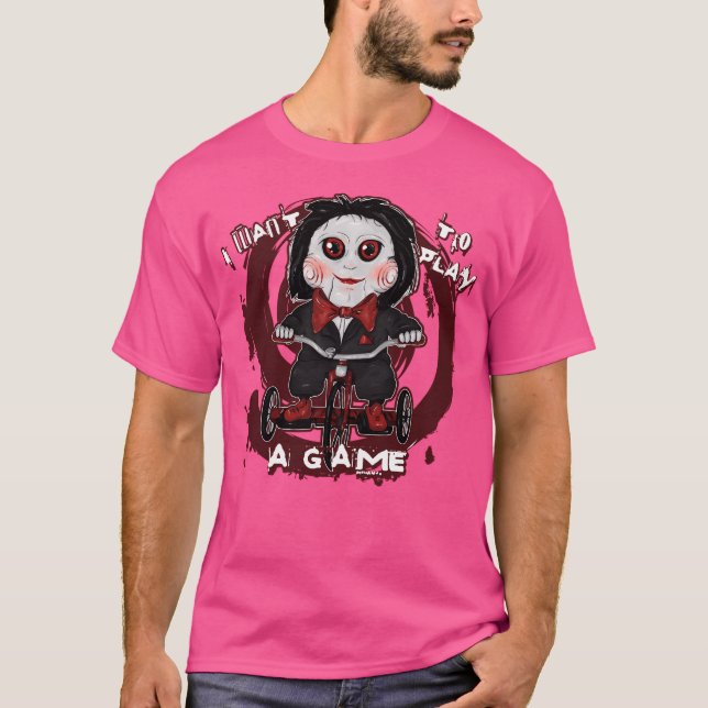 Saw Doll with Tricycle T Shirt (Framsida)