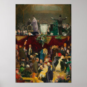 Saw Dust Trail av George Bellows (1916) Poster