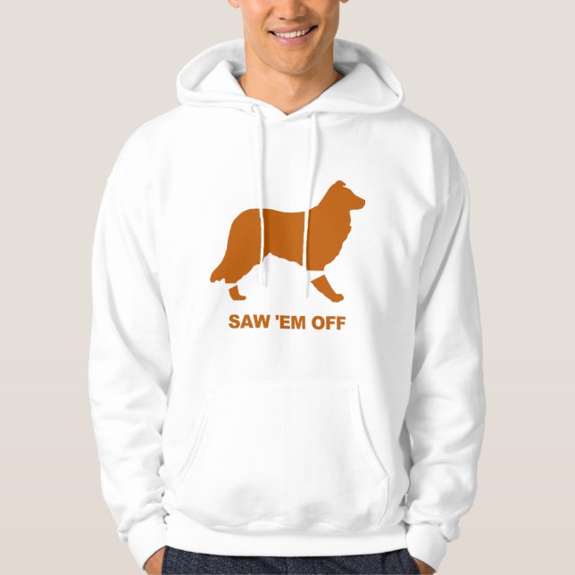 Saw 'Em Off - Longhorn Rivalry Logotyp Hoodie (Framsida)