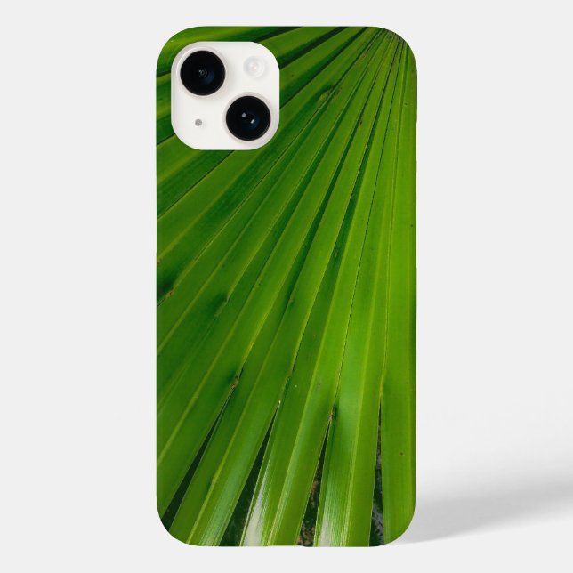 Saw Palmetto Fläkt iPhone 14 Fodral (Baksida)