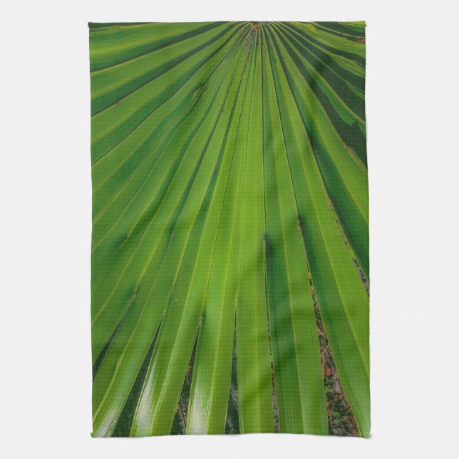 Saw Palmetto Fläkt Kökshandduk (Vertikal)