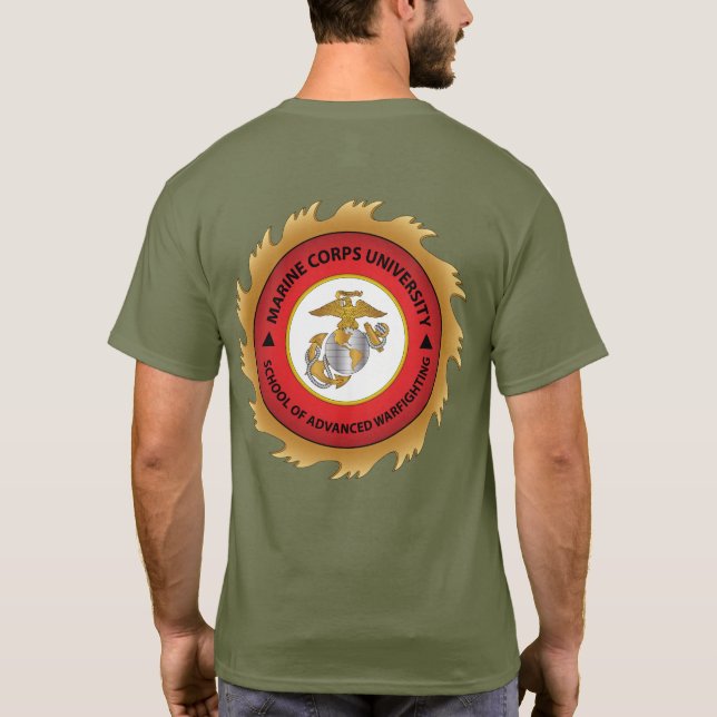 SAW Skivvy-skjorta T Shirt (Baksida)