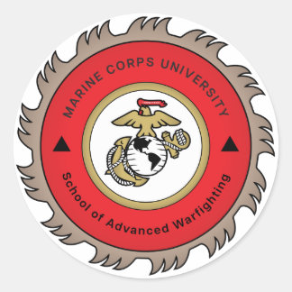 SAW Sticker Ver 2 Runt Klistermärke