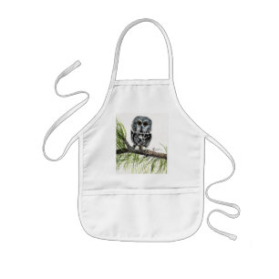 Saw Whet Uggla Apron Barnförkläde