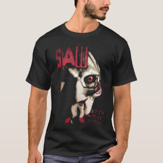 Saw X-skräckfilm Lets spela ett spel T Shirt