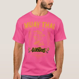 Sawadee Thai Traditional Sak Yant Thai Twin Tiger T Shirt