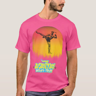 Sawadee Thai Traditional Sak Yant Thai Twin Tiger T Shirt
