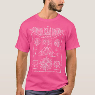 Sawadee Thai Traditional Sak Yant Thai Twin Tigers T Shirt