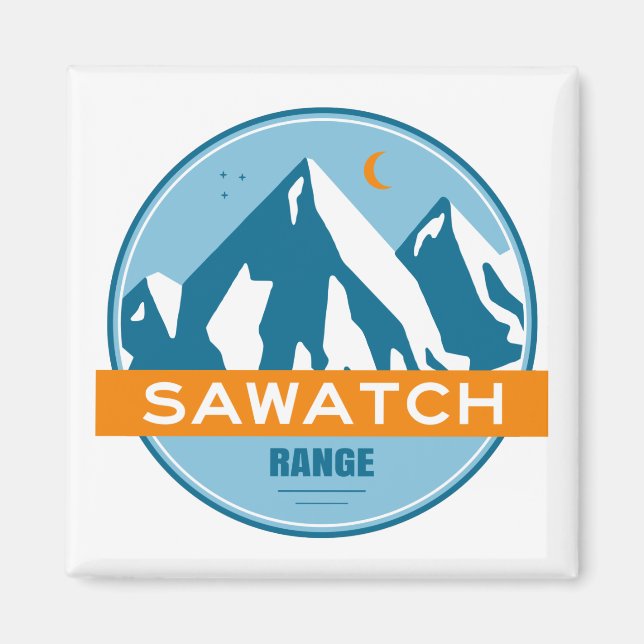 Sawatch Range Colorado Magnet (Framsidan)