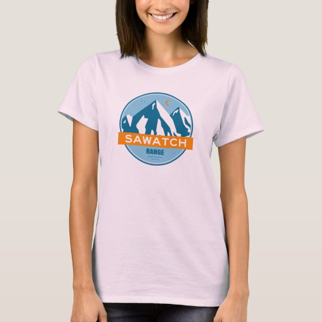 Sawatch Range Colorado T Shirt (Framsida)