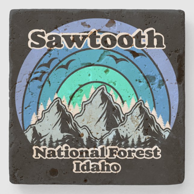 Sawatooth National Forest Stenunderlägg (Framsidan)