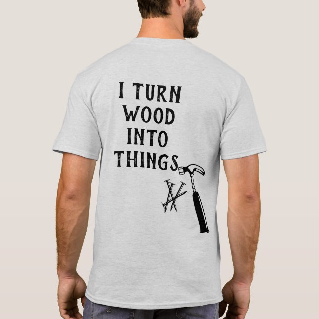 Sawdust är mitt glitter t shirt (Baksida)